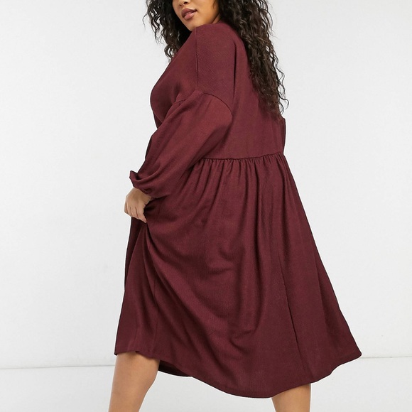 ASOS Design Curve Oversized Midi Dress - Picture 2 of 9